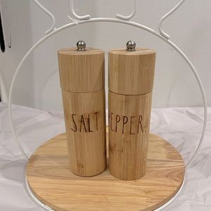 Rae Dunn Wood Salt and Pepper